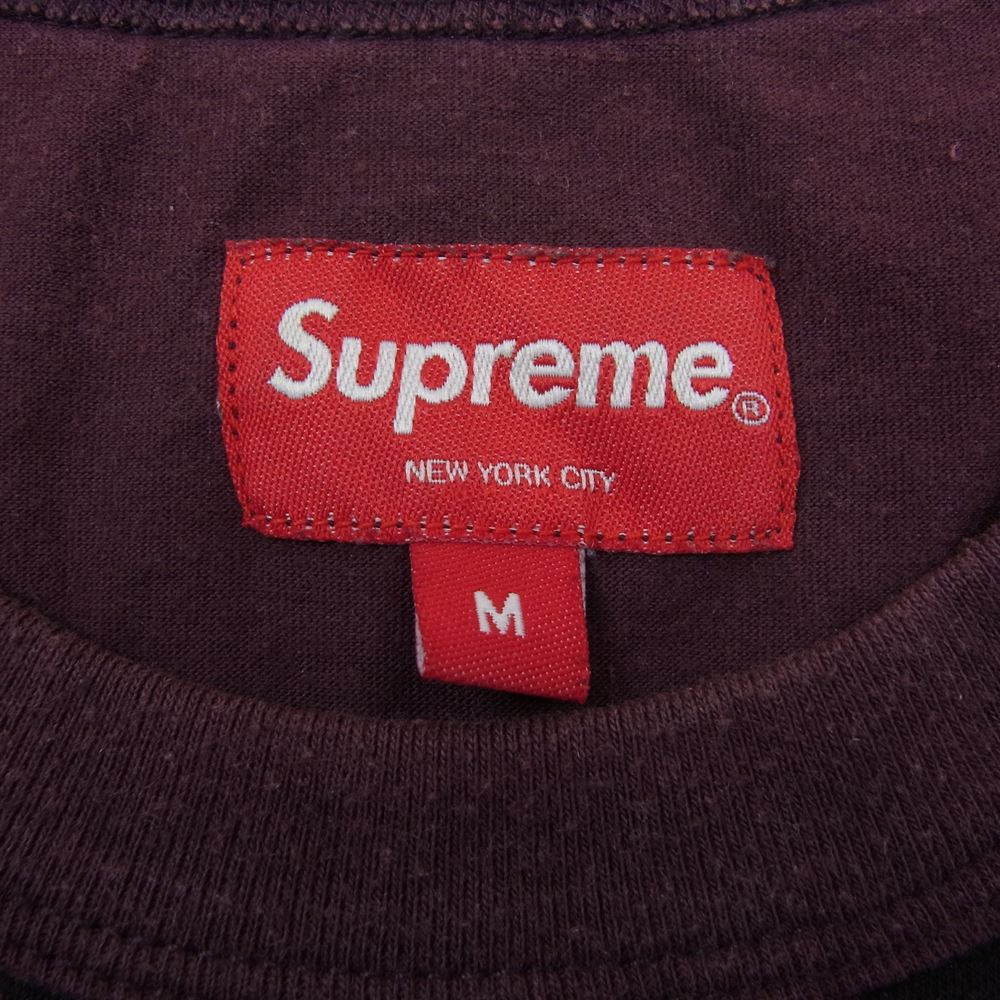 Supreme シュプリーム 13AW Pacific Camo Pocket Tee パシフィック カモフラージュ ポケット 半袖 Tシャツ パープル系 M【中古】