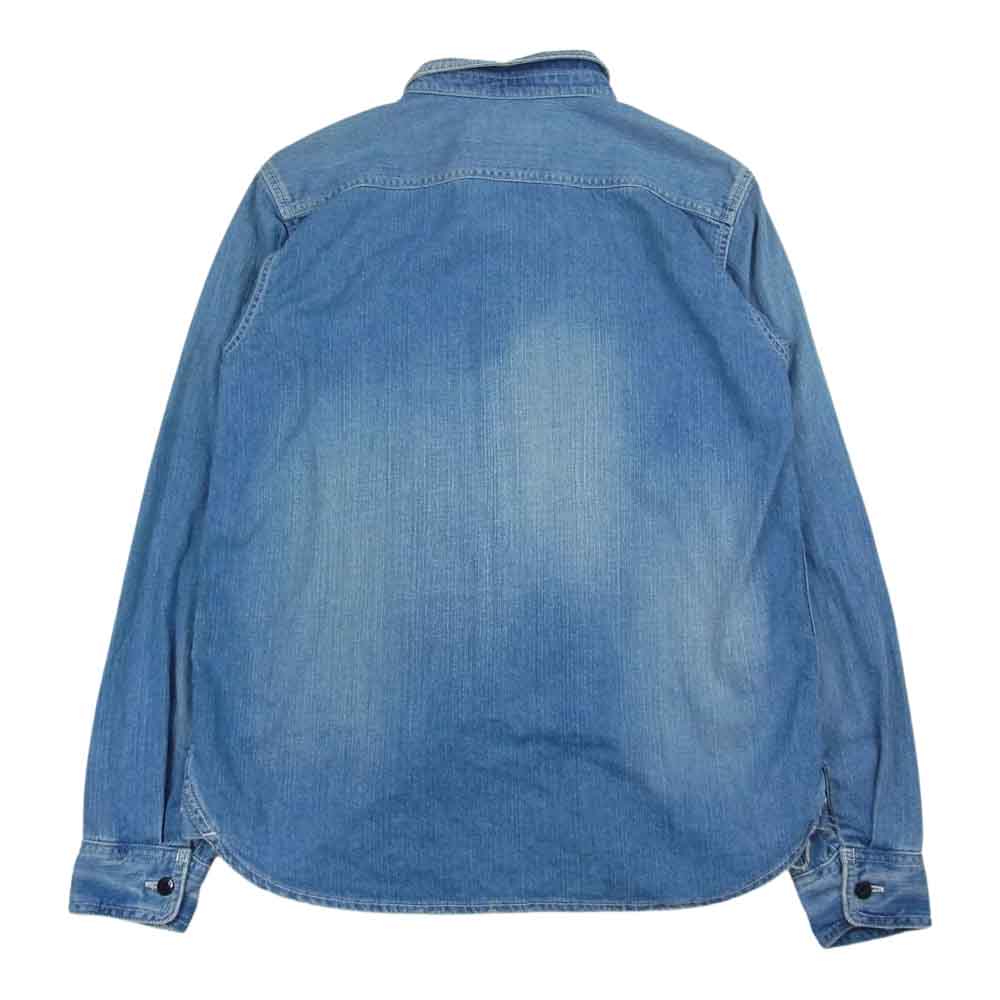 CHALLENGER チャレンジャー CLG-SH011-008  L/S DENIM SHIRTS デニム シャツ コンチョボタン インディゴブルー系 M【中古】