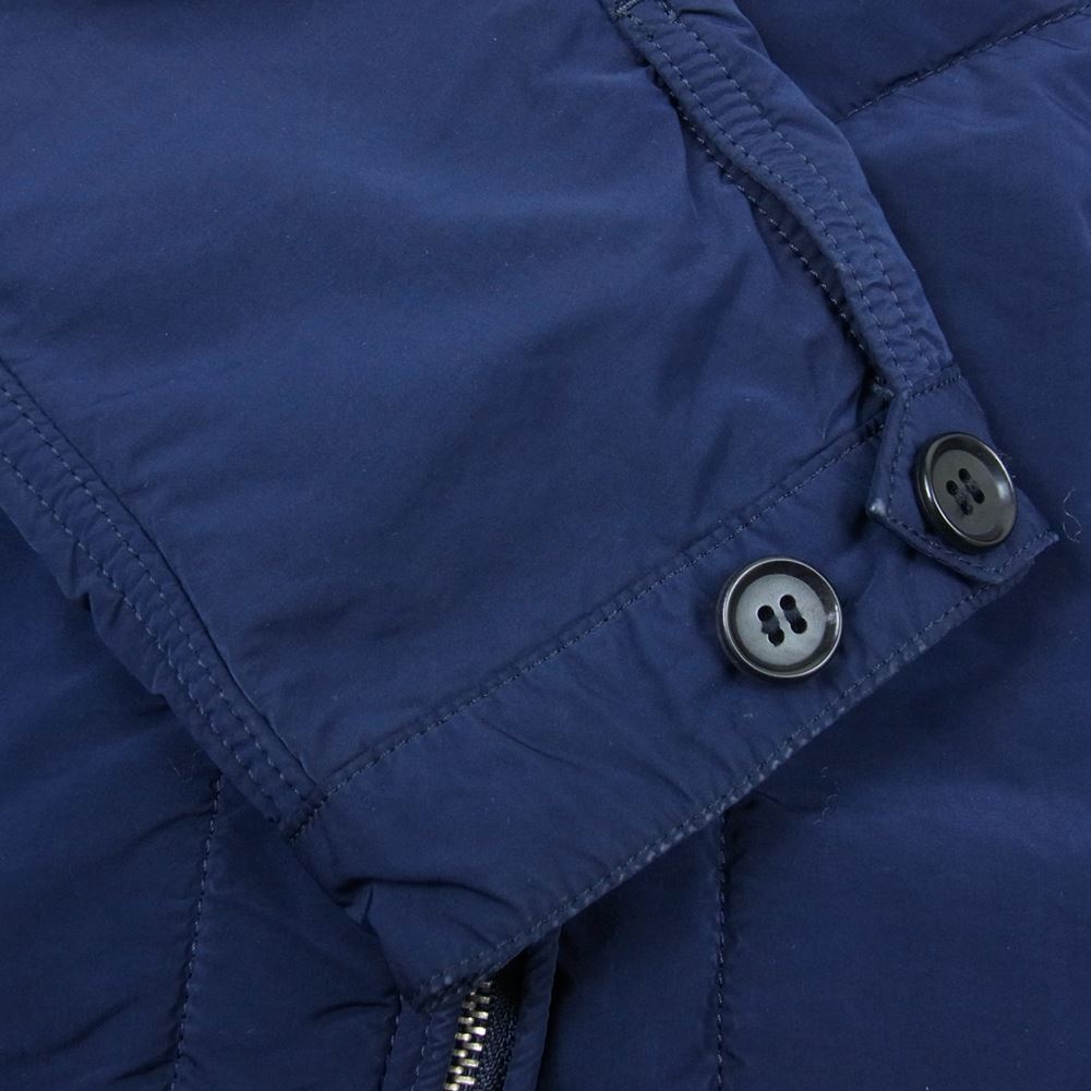 COMME des GARCONS HOMME コムデギャルソンオム AD2015 HP-J021 エステル製品染め パッカリング 裏地ブラックウォッチ ジャケット ネイビー系 S【中古】