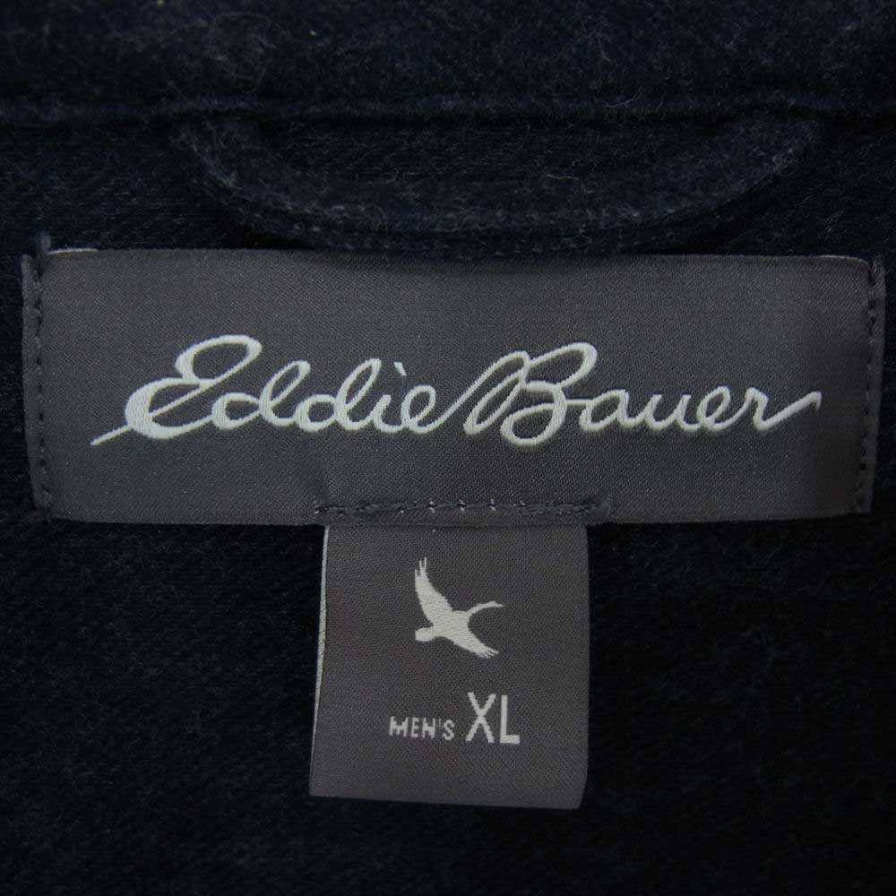 Eddie Bauer エディー・バウアー ウール コーチ ジャケット ネイビー系 XL【中古】