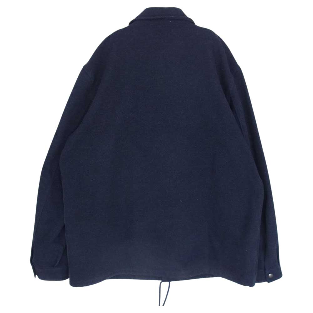 Eddie Bauer エディー・バウアー ウール コーチ ジャケット ネイビー系 XL【中古】