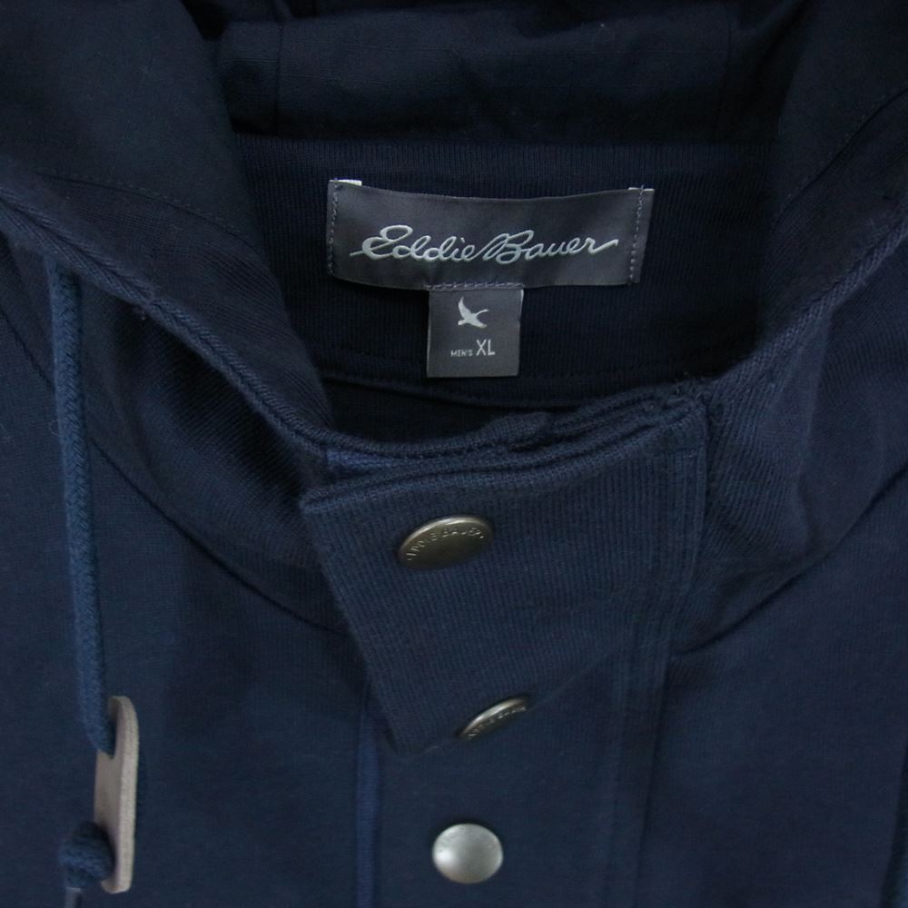 Eddie Bauer エディー・バウアー スウェット マウンテン パーカー ネイビー系 XL【中古】
