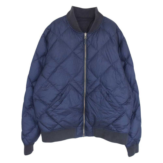 Eddie Bauer エディー・バウアー 318238 EB900 リバーシブル ダウン ブルゾン  ネイビー系 XL【中古】