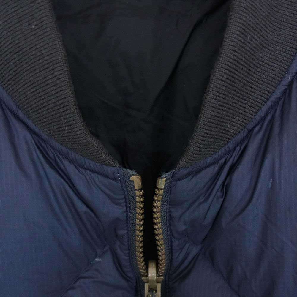 Eddie Bauer エディー・バウアー 318238 EB900 リバーシブル ダウン ブルゾン  ネイビー系 XL【中古】