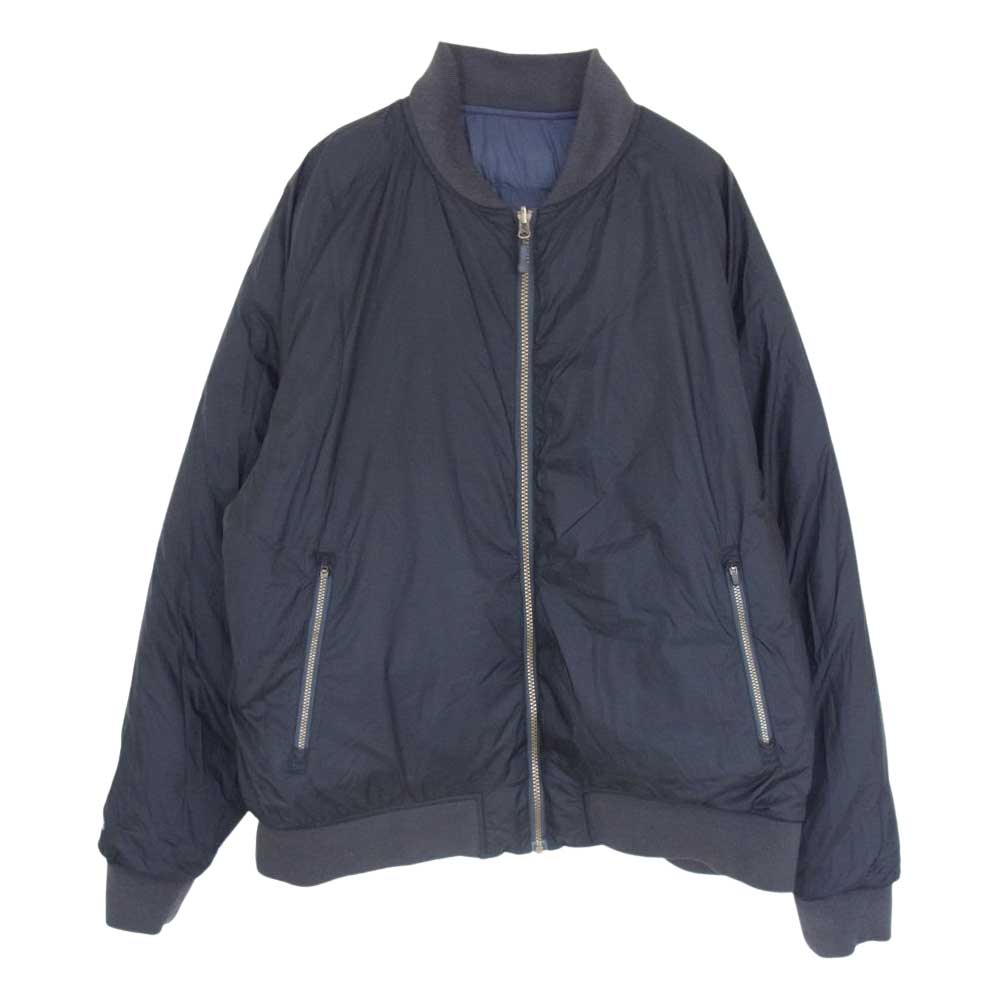 Eddie Bauer エディー・バウアー 318238 EB900 リバーシブル ダウン ブルゾン  ネイビー系 XL【中古】