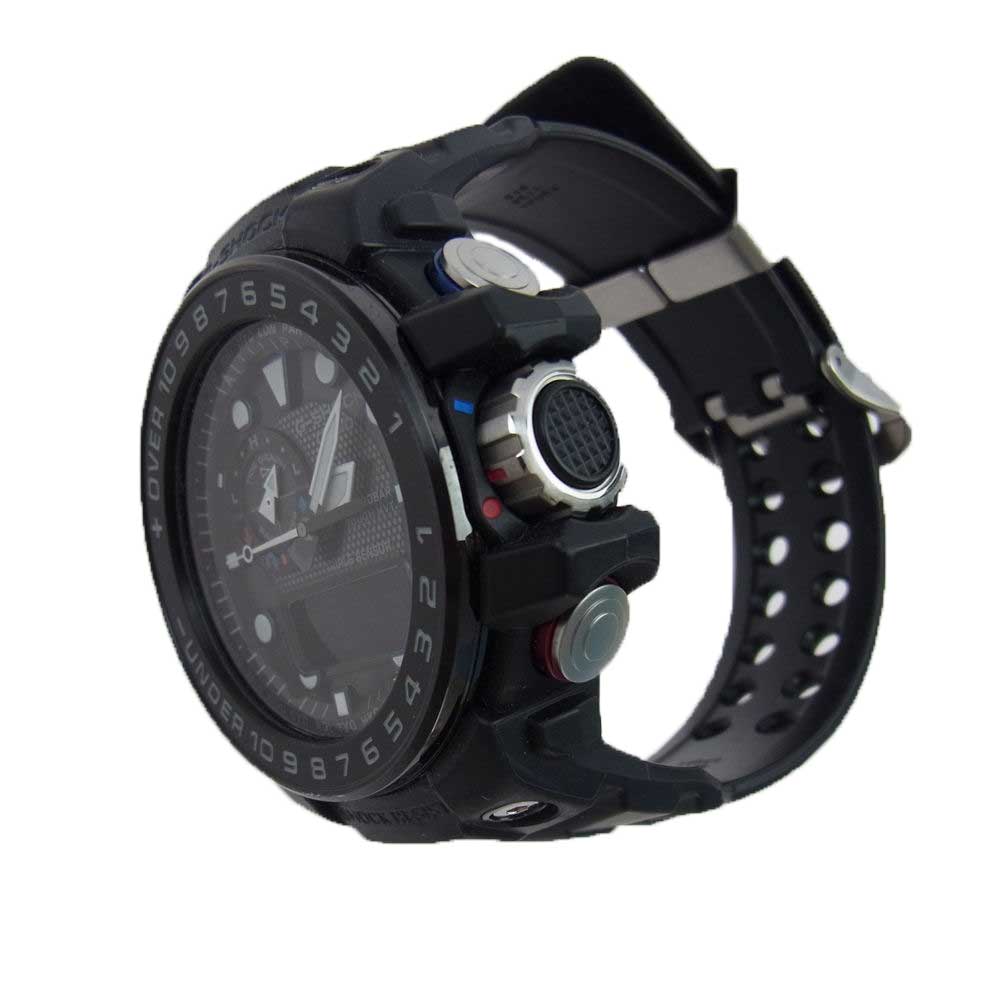 CASIO G-SHOCK カシオ ジーショック GWN-1000B-1BJF GULFMASTER ガルフマスター 耐衝撃構造 20気圧防水 タフソーラー 電波 クォーツ ウオッチ ブラック系【中古】