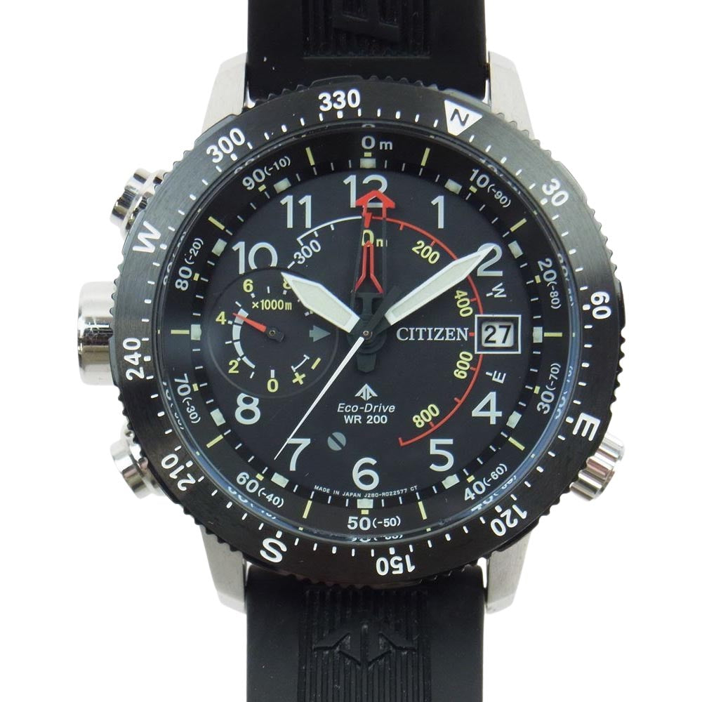 CITIZEN シチズン BN4044-23E プロマスター LAND エコドライブ アルティクロン ソーラー クォーツ ウオッチ ブラック系【中古】