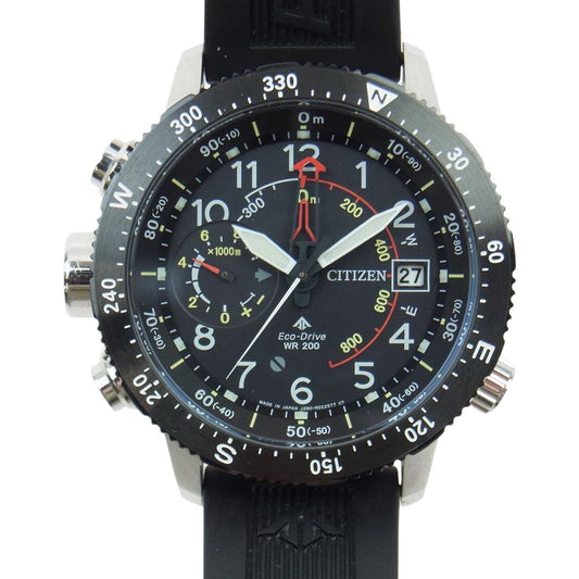 CITIZEN シチズン BN4044-23E プロマスター LAND エコドライブ アルティクロン ソーラー クォーツ ウオッチ ブラック系【中古】