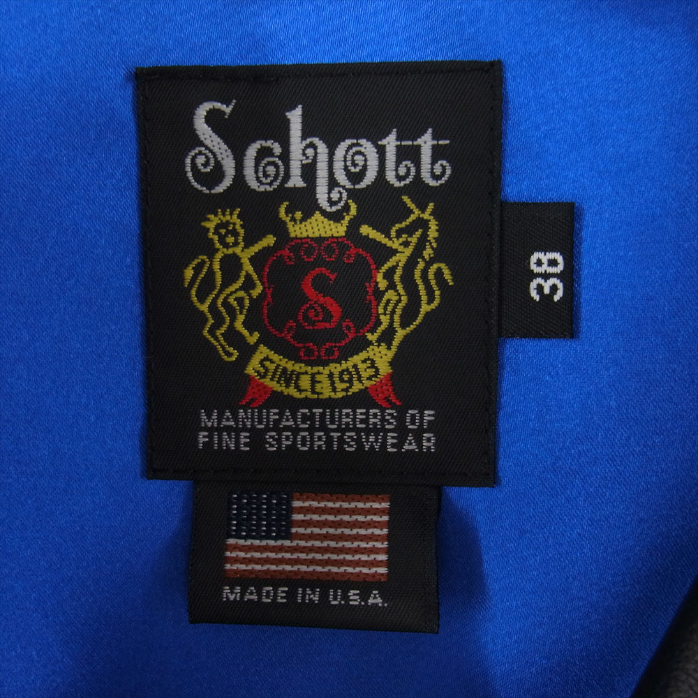 schott ショット 44766 B'z ビーズ 30TH YEAR EXHIBITION 30周年 エキシビジョン TAK MATSUMOTO MODEL ダブル ライダース ジャケット  ブラック系 38【極上美品】【中古】
