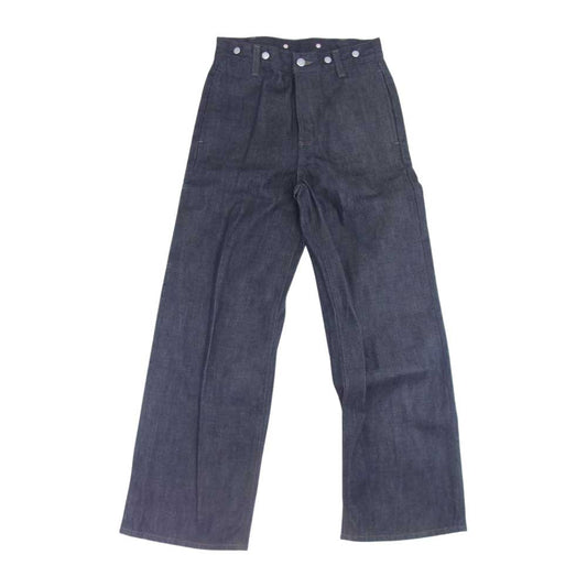 MARGARET HOWELL マーガレットハウエル × EDWIN エドウィン ワイドシルエット ペインター デニム パンツ インディゴブルー系 27【美品】【中古】