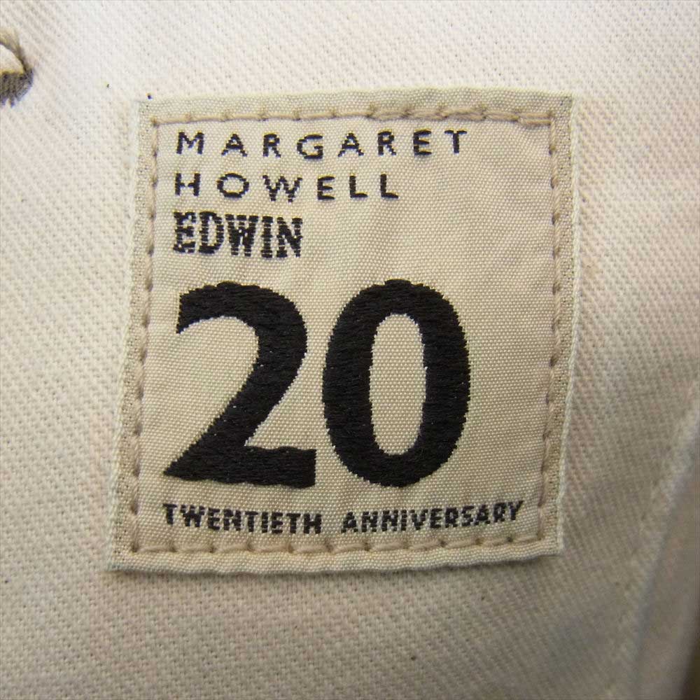 MARGARET HOWELL マーガレットハウエル × EDWIN エドウィン ワイドシルエット ペインター デニム パンツ インディゴブルー系 27【美品】【中古】