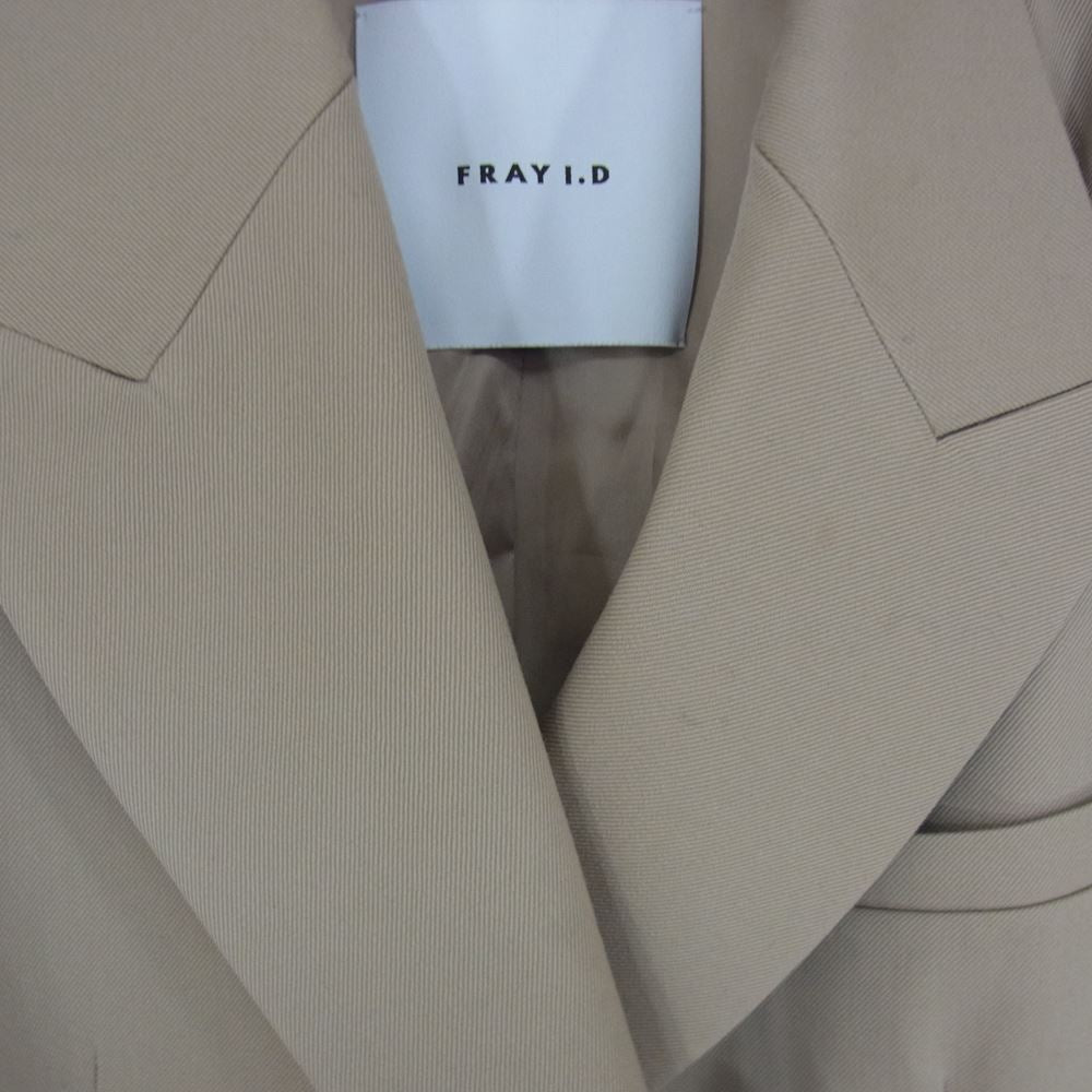 フレイアイディー FWFJ225702 店舗 オフィシャルオンラインストア限定 Wool Classic Blazer ダブルブレスト ジャケット ベージュ系 1【中古】