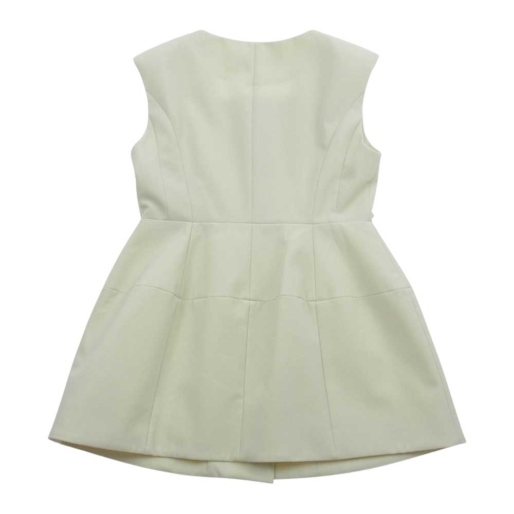 セルフォード 22AW CWF0224014 ノースリーブ ペプラム セットアップ オフホワイト系 38【極上美品】【中古】