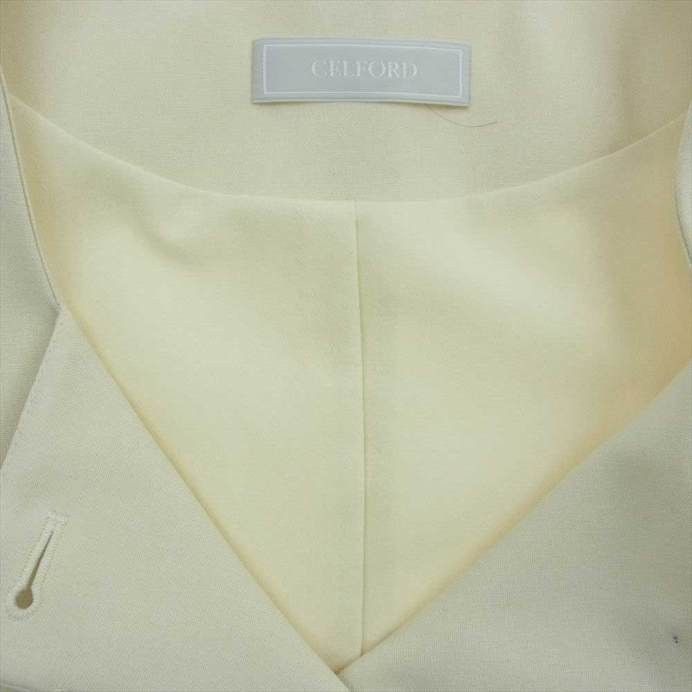 セルフォード 22AW CWF0224014 ノースリーブ ペプラム セットアップ オフホワイト系 38【極上美品】【中古】