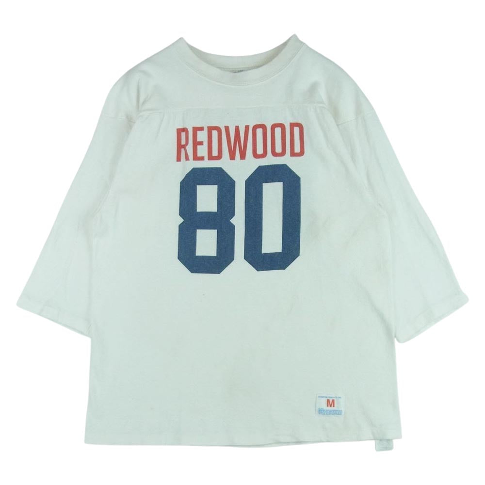 STANDARD CALIFORNIA スタンダードカリフォルニア CHAMPION チャンピオン フットボール Tシャツ コットン 日本製 ホワイト系 M【中古】