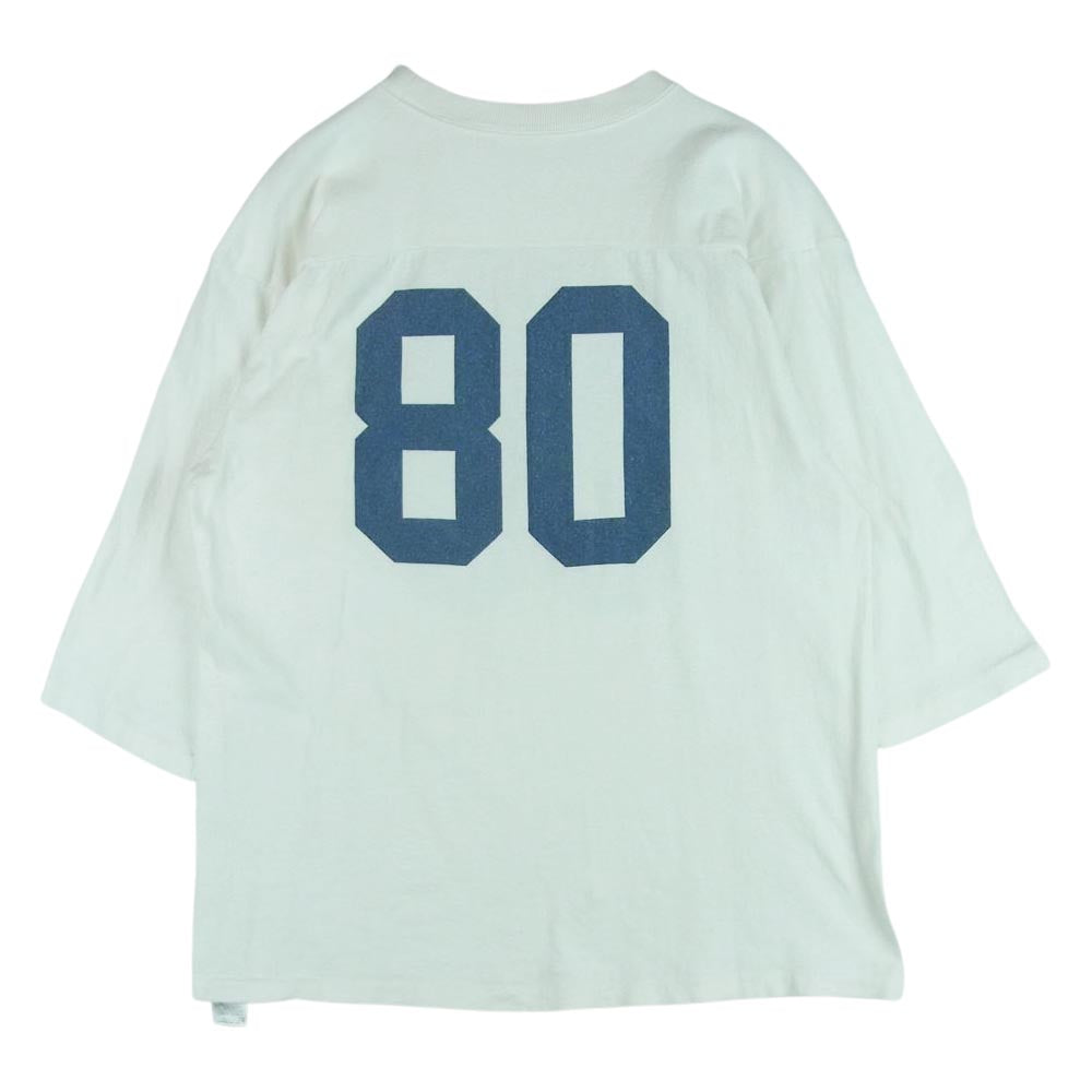 STANDARD CALIFORNIA スタンダードカリフォルニア CHAMPION チャンピオン フットボール Tシャツ コットン 日本製 ホワイト系 M【中古】