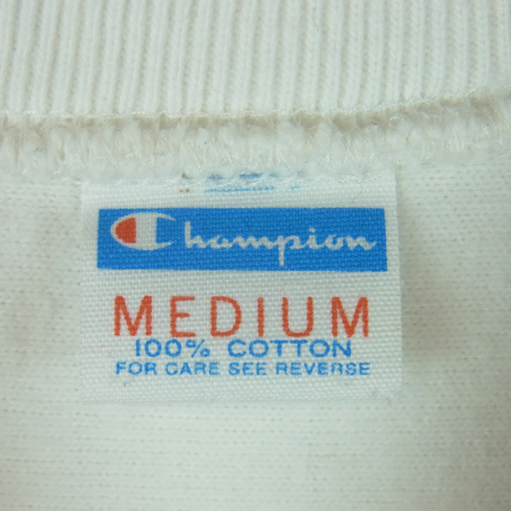 STANDARD CALIFORNIA スタンダードカリフォルニア CHAMPION チャンピオン フットボール Tシャツ コットン 日本製 ホワイト系 M【中古】