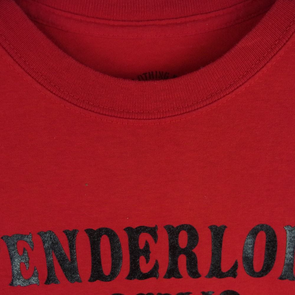 TENDERLOIN テンダーロイン T-TEE TOKYO ロゴプリント 半袖 Tシャツ コットン 日本製 レッド系 M【中古】