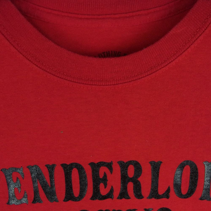 TENDERLOIN テンダーロイン T-TEE TOKYO ロゴプリント 半袖 Tシャツ コットン 日本製 レッド系 M【中古】