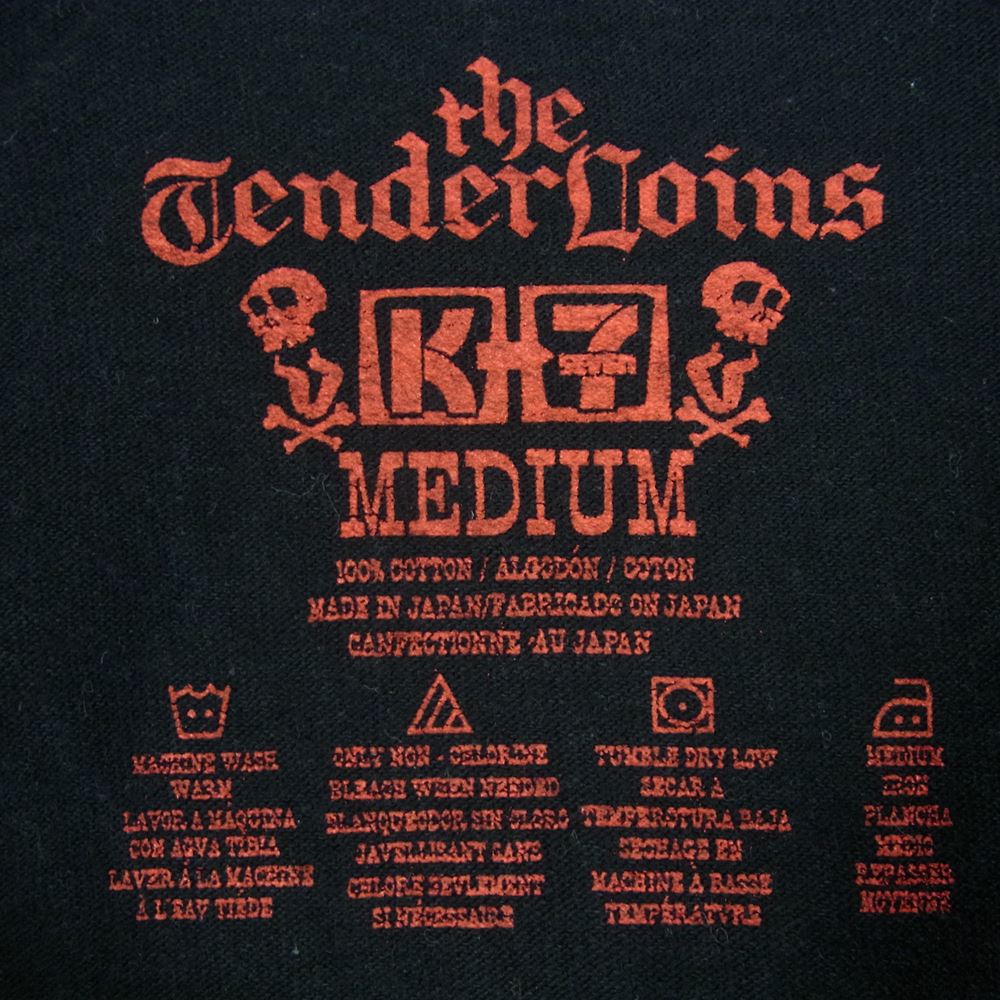 TENDERLOIN テンダーロイン T-TEE4 ポケット 半袖 Tシャツ コットン 日本製 ブラック系 M【中古】