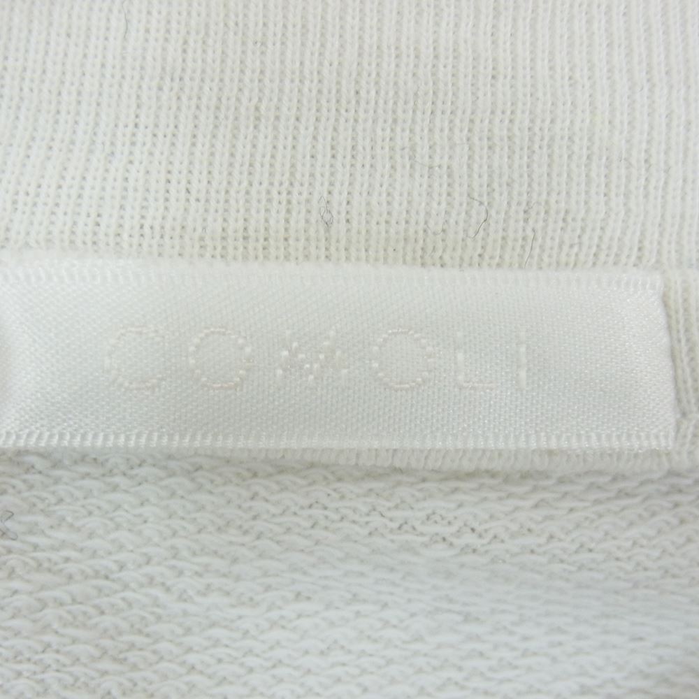 COMOLI コモリ 22AW W03-05008 コットンシルク 長袖 クルーネック ラグラン Tシャツ カットソー スモークホワイト ホワイト系 2【中古】