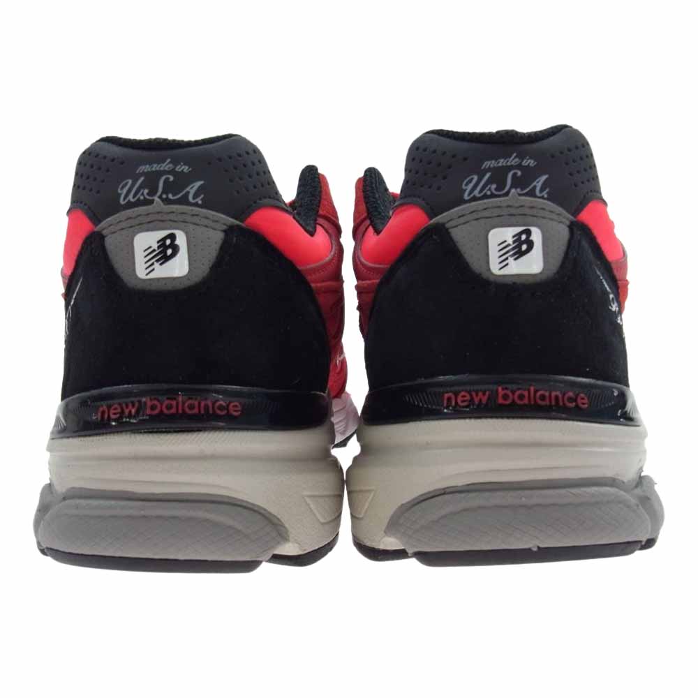 NEW BALANCE ニューバランス M990PL3 USA製 990V3 ローカット スニーカー レッド系 28.0cm【中古】