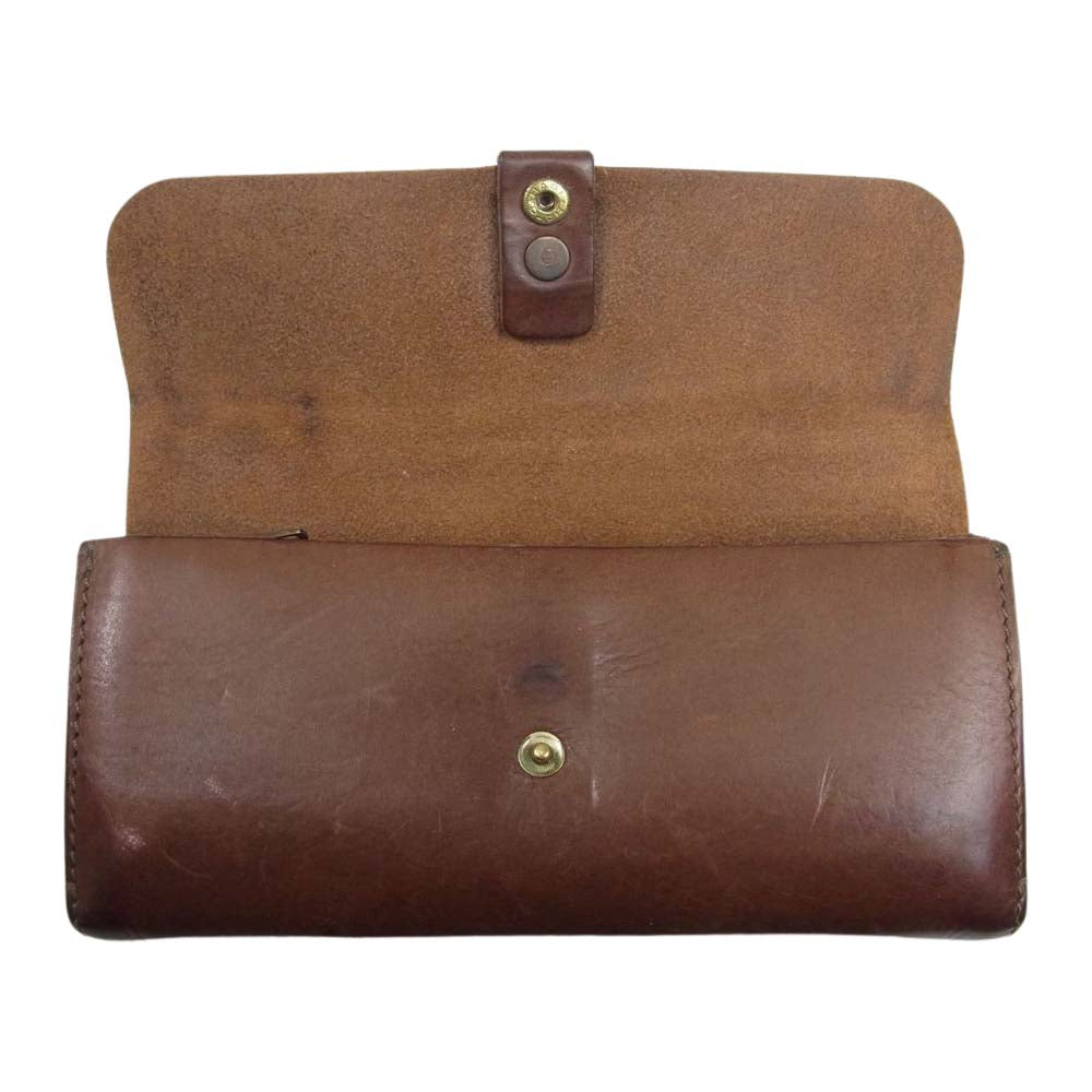 スロウ toscana トスカーナ レザー 長財布 ブラウン系【中古】