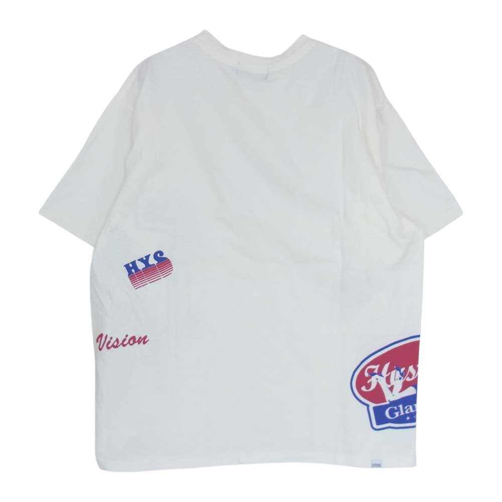 HYSTERIC GLAMOUR ヒステリックグラマー 02231CT16 ALWAYS GOOD TIME オールウェイズ グッド タイム 半袖 Tシャツ ホワイト ホワイト系 L【新古品】【未使用】【中古】