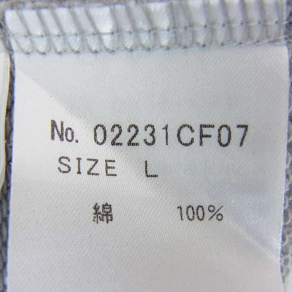 HYSTERIC GLAMOUR ヒステリックグラマー 02231CF07 HGAS WOMAN HEAD Zip up  ウーマン ヘッド ジップアップ パーカー グレー系 L【中古】