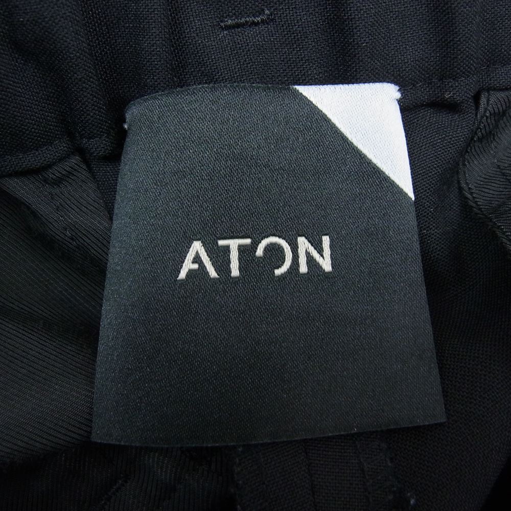 エイトン ウール パンツ ブラック系 4【中古】