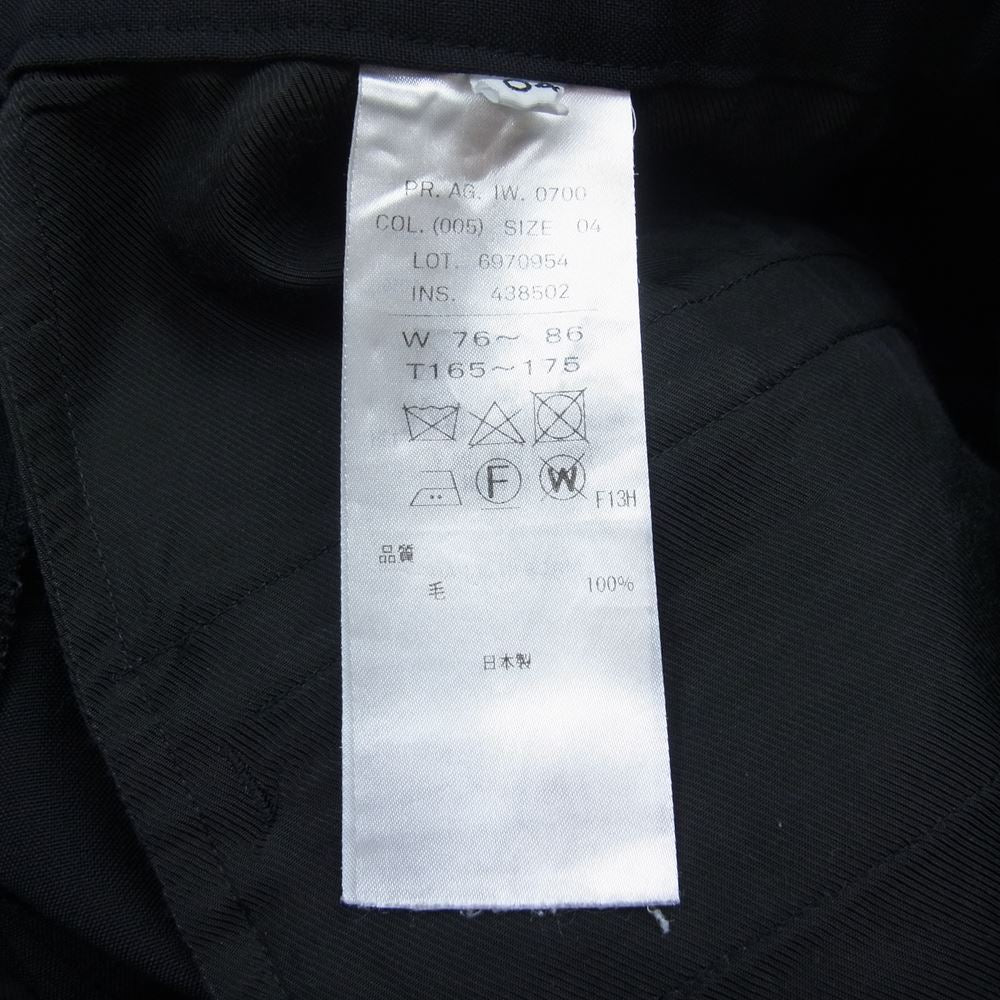 エイトン ウール パンツ ブラック系 4【中古】