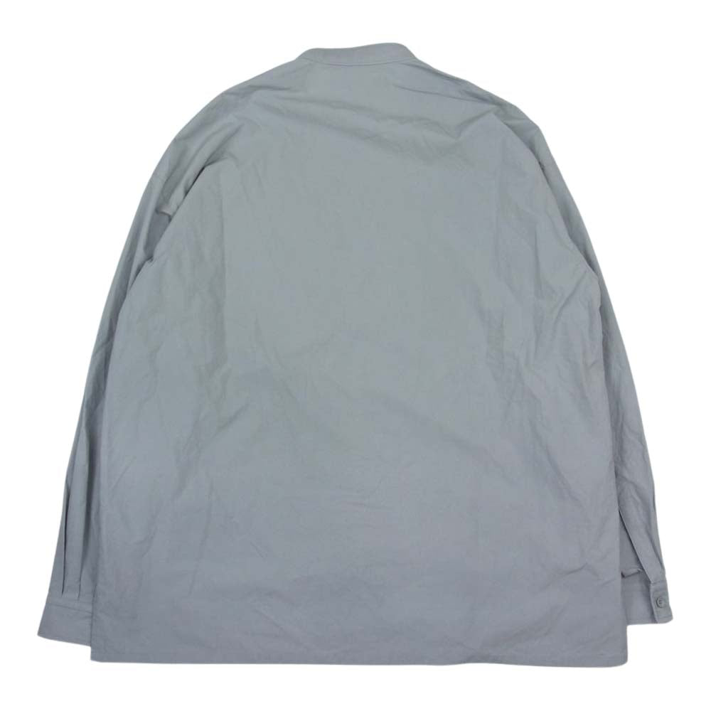 ザ リラクス 22SS-REBL-292-J バンドカラー 長袖 シャツ　 グレー系 48【中古】