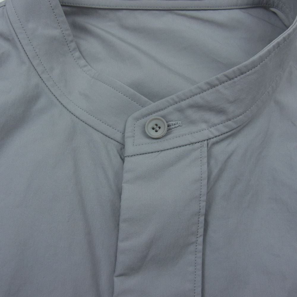 ザ リラクス 22SS-REBL-292-J バンドカラー 長袖 シャツ　 グレー系 48【中古】