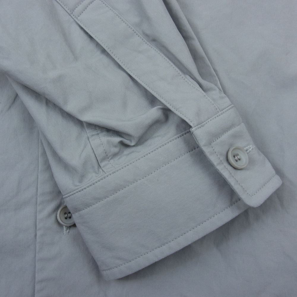 ザ リラクス 22SS-REBL-292-J バンドカラー 長袖 シャツ　 グレー系 48【中古】