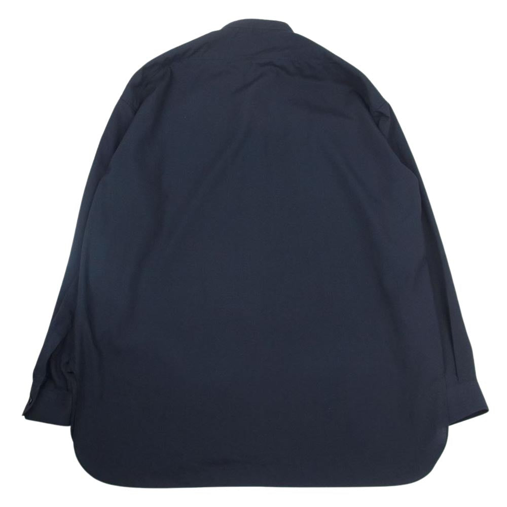 ザ リラクス 22SS-REBL-294-J バンドカラー 長袖 シャツ ブラック  ブラック系 48【美品】【中古】