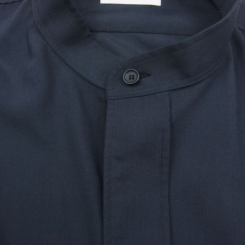 ザ リラクス 22SS-REBL-294-J バンドカラー 長袖 シャツ ブラック  ブラック系 48【美品】【中古】