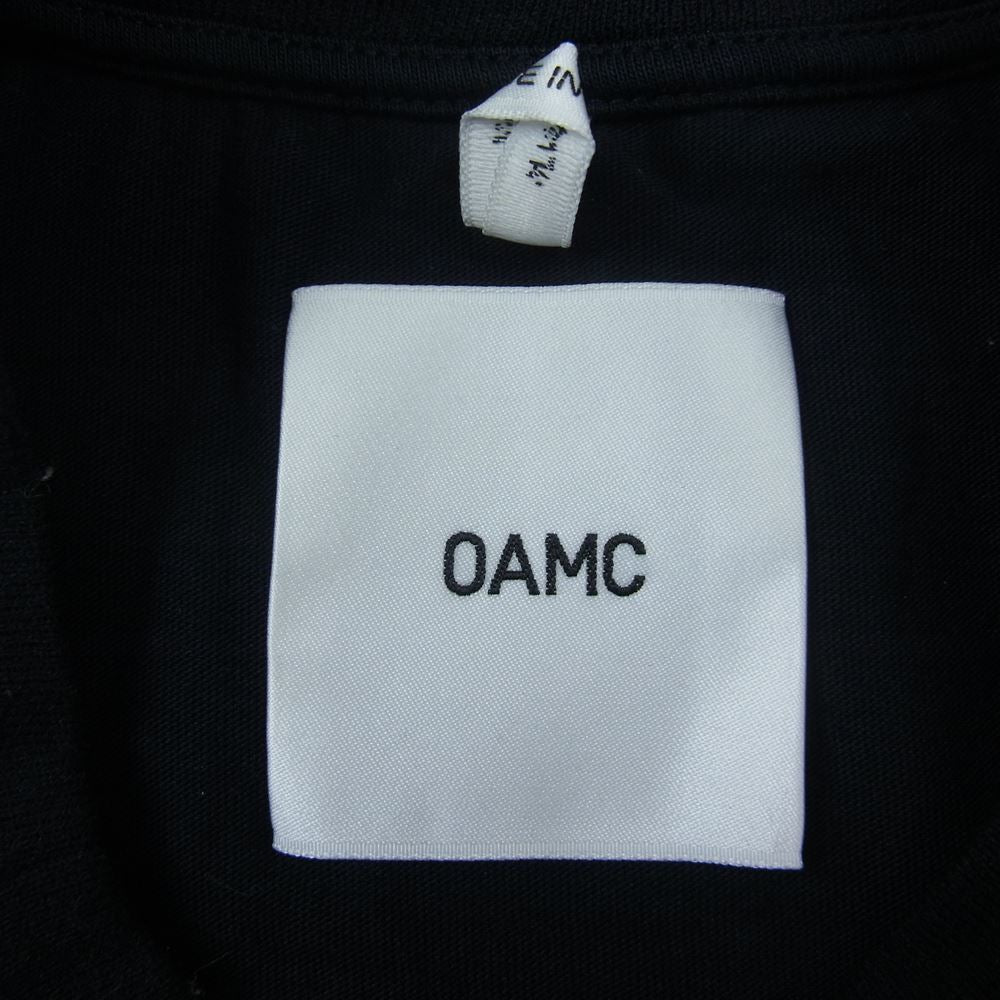 オーバーオールマスタークロス OAMQ700931 モックネック 半袖 カットソー TEE  ブラック系 L【中古】