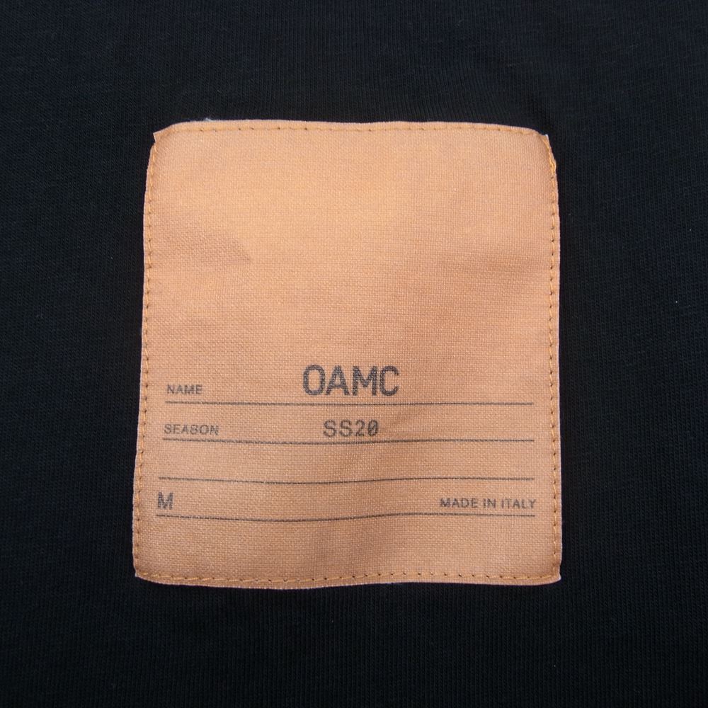 オーバーオールマスタークロス OAMQ700931 モックネック 半袖 カットソー TEE  ブラック系 L【中古】
