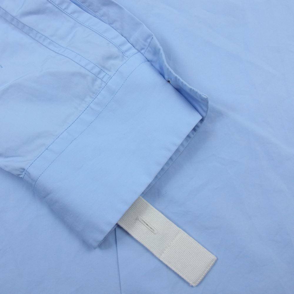 オーバーオールマスタークロス OAMQ601031　 OAMC Restraint Shirt コットン ポプリン 長袖 シャツ オーバーサイズ  ブルー系 L【中古】