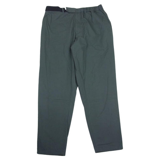 GRAPHPAPER グラフペーパー GM221-40107B Stretch Typewriter Chef Pants テーパード シェフ パンツ カーキ系 F【中古】