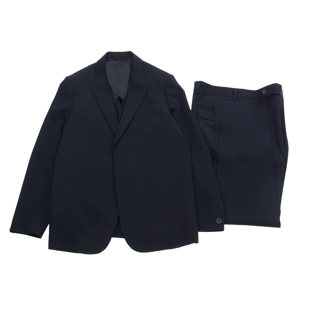 ザ リラクス 18ss-rejk-062 18ss-rept-114 ウールテーラードジャケット ウール センタープレス パンツ セットアップ ダークネイビー系 48【中古】