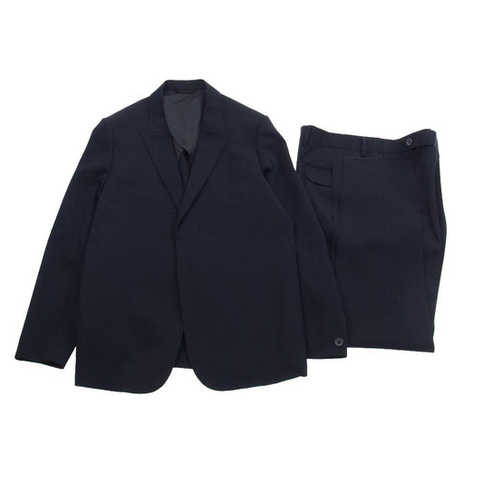 ザ リラクス 18ss-rejk-062 18ss-rept-114 ウールテーラードジャケット ウール センタープレス パンツ セットアップ ダークネイビー系 48【中古】