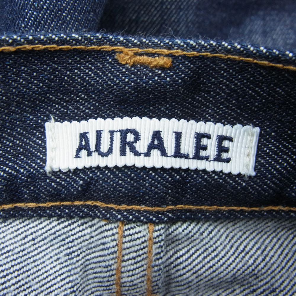 AURALEE オーラリー 23SS A00P02DM HARD TWIST DENIM 5P PANTS デニム パンツ インディゴブルー系 27【中古】