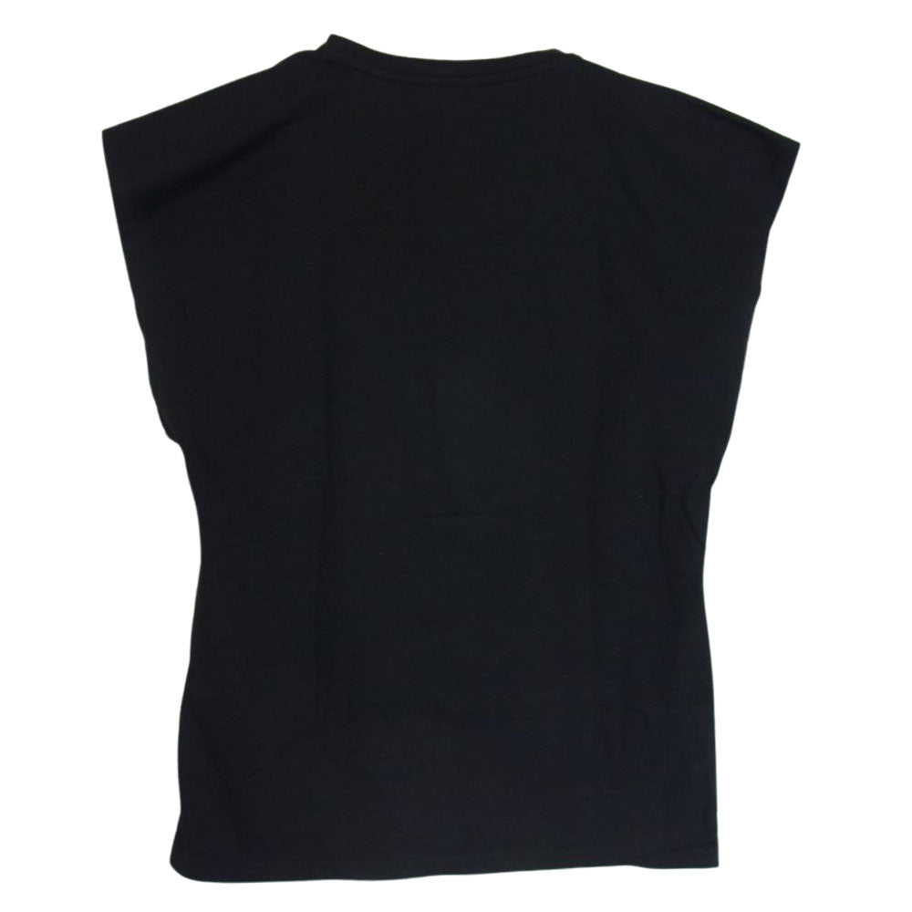 BALENCIAGA バレンシアガ 329674 TDKC9 FALL-WINTER 2013-2014 プリント ノースリーブ Tシャツ ブラック系 S【中古】