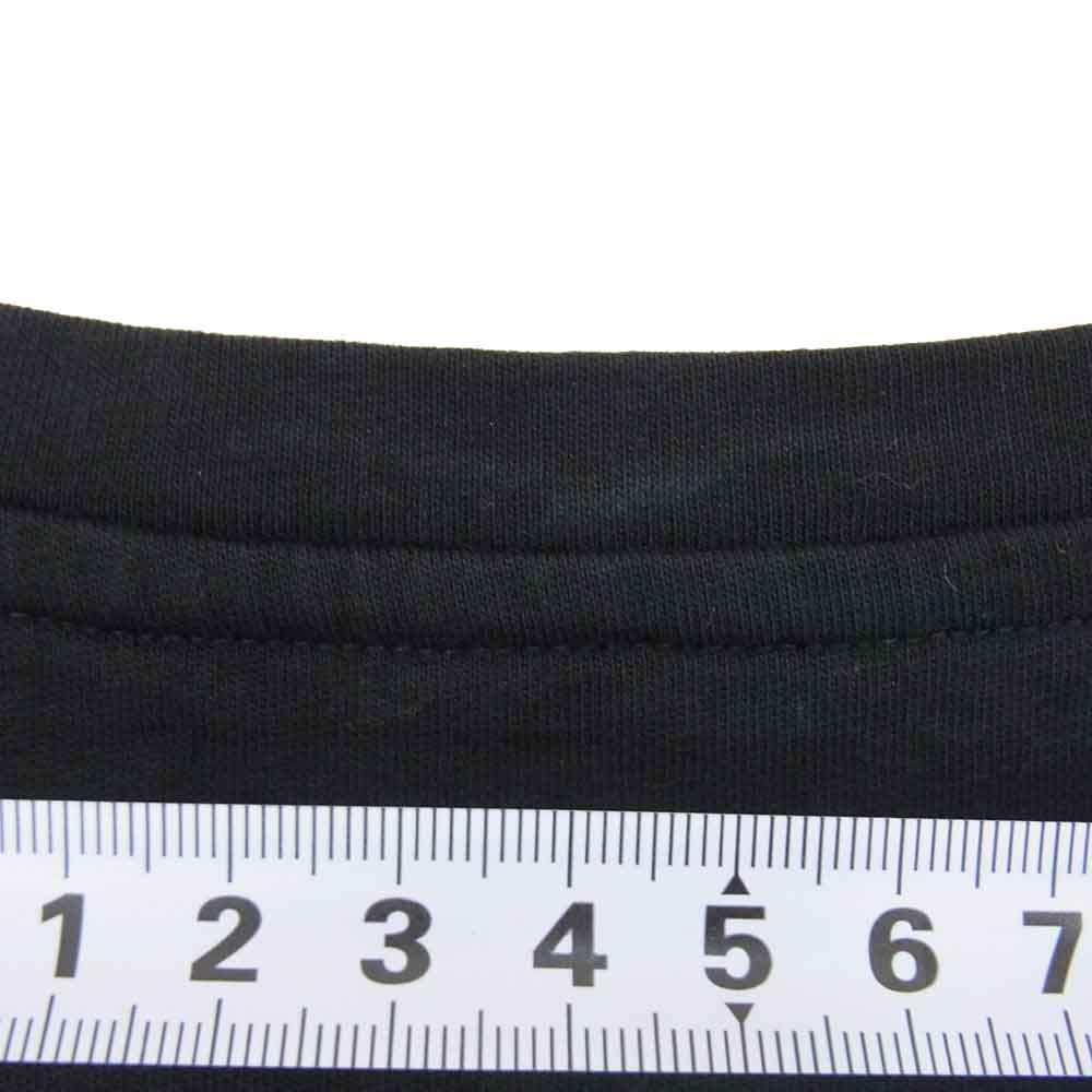 BALENCIAGA バレンシアガ 329674 TDKC9 FALL-WINTER 2013-2014 プリント ノースリーブ Tシャツ ブラック系 S【中古】