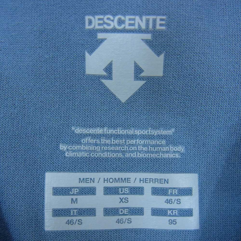 DESCENTE デサント DOR-T8431 半袖 Tシャツ ブルー系 M【中古】
