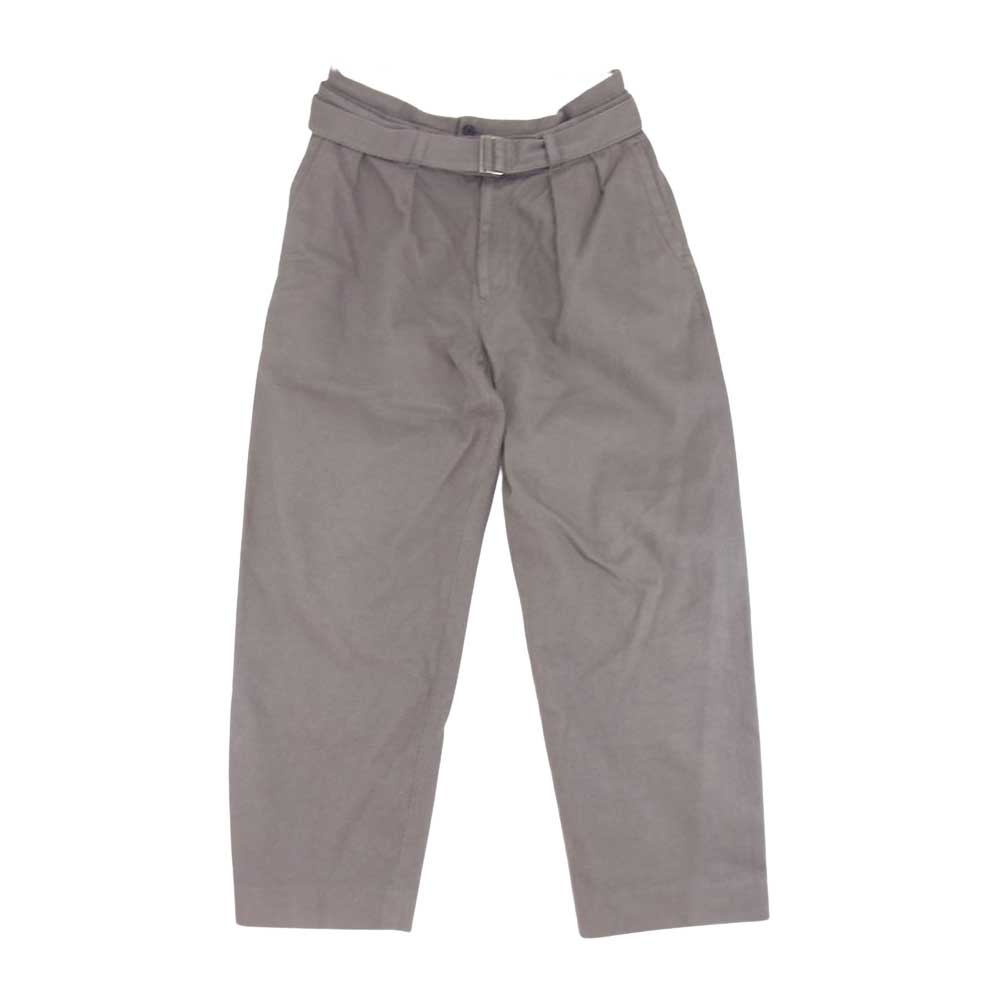 シーオール SAM01 PT181 2 TUCK LAYERED PANTS - GUNCLUB ツータック レイヤード パンツ グレー系 46【中古】