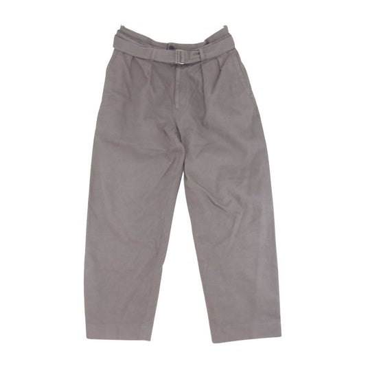 シーオール SAM01 PT181 2 TUCK LAYERED PANTS - GUNCLUB ツータック レイヤード パンツ グレー系 46【中古】