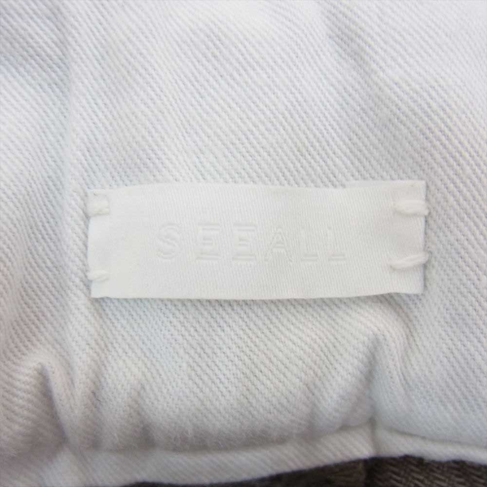 シーオール SAM01 PT181 2 TUCK LAYERED PANTS - GUNCLUB ツータック レイヤード パンツ グレー系 46【中古】