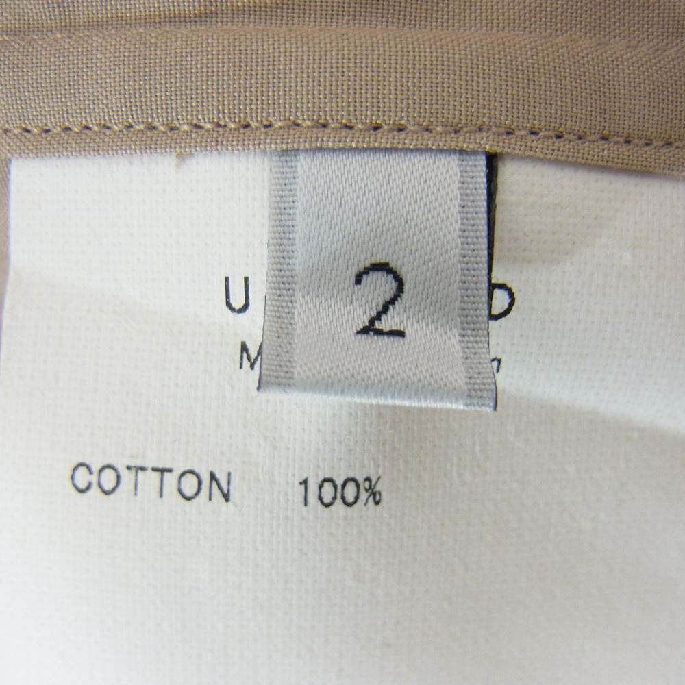 UNUSED アンユーズド US1534 PULLOVER SHIRT プルオーバー シャツ